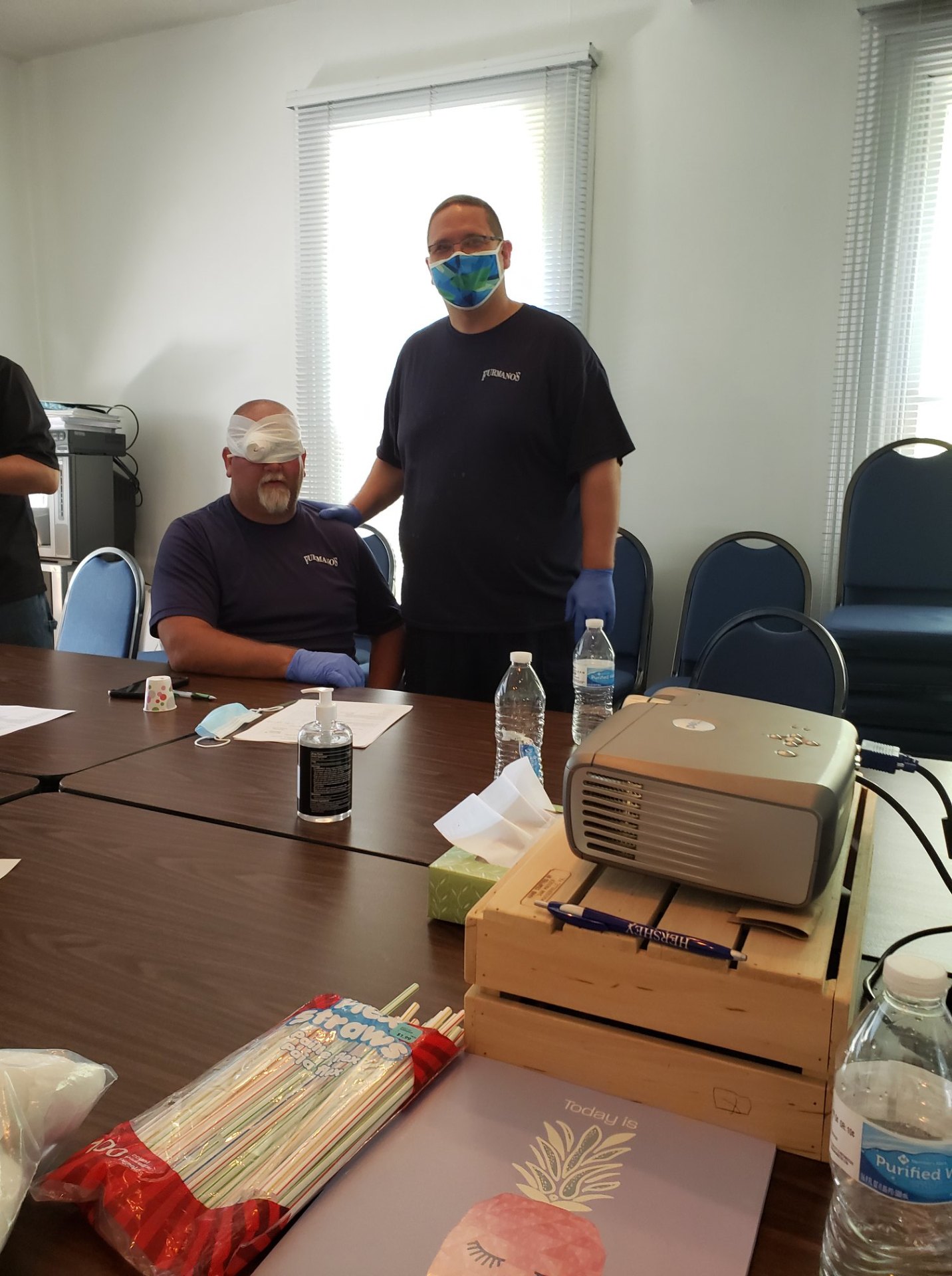 Bandaging demonstration